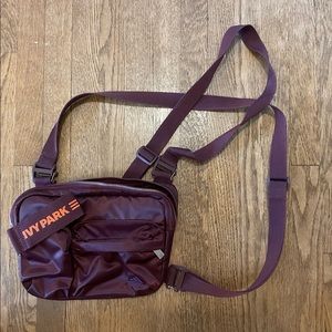 Adidas Ivy Park harness bag maroon used once
